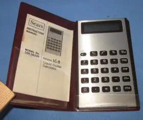599.58230 SEARS Lc Pocket Calculator Batteies