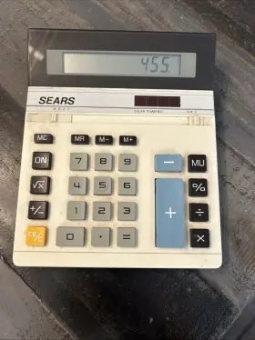 A02F SEARS Calculator Auto Shut