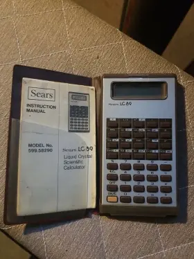 LC-89 SEARS Crystal Scientific Calculator Manual