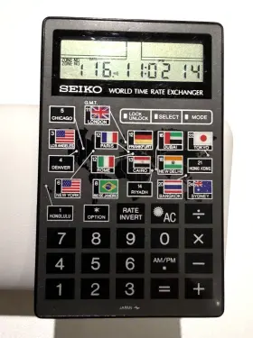 YJ32-4010 SEIKO Rate Exchanger Calculator