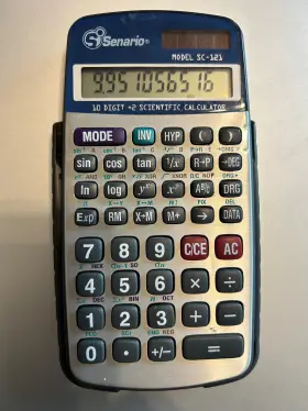 SC-121 SENARIO Scientific Calculator Cover