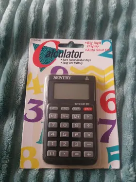 CA345 SENTRY Calculator Big Display Auto Shut Battery
