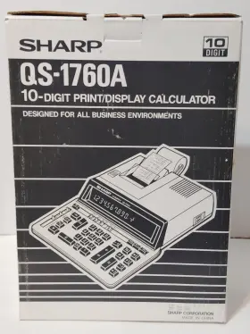 Compet SHARP Print Calculator Box Nos