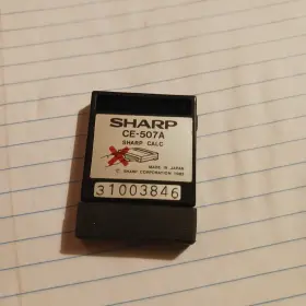 31003846 SHARP Pocket Calc Data Card