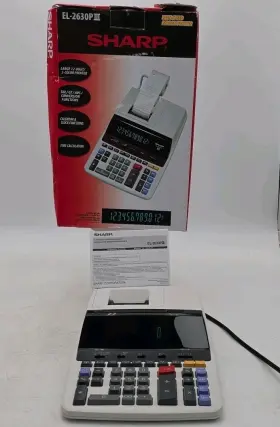6D045011 SHARP Printing Calculator Lines Sec