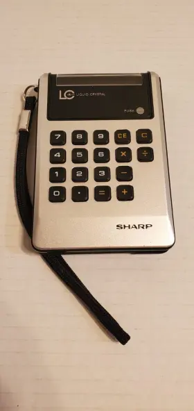 805S SHARP Crystal Display Calculator