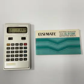 8138E SHARP Elsi Mate El Calculator Clock Watch