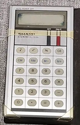 819S SHARP Elsi Mate Calculator Manual #2