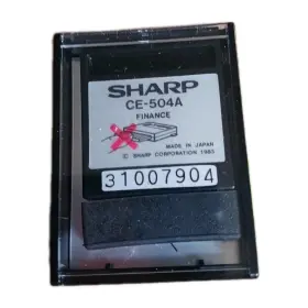 CE-504AFINANCE SHARP Finance Pocket