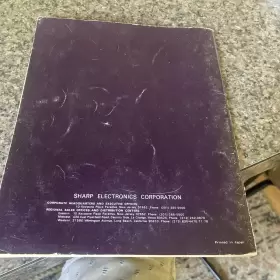 COMPET-363 SHARP Calculator Manual Elsi #2