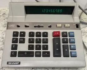 CS-2115 SHARP Compet Desktop Calculator