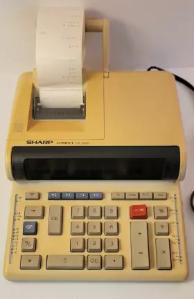 CS-2850 SHARP Compet Print Calculator Adding #2