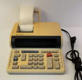 CS-2850 SHARP Compet Print Calculator Adding