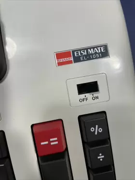 EL-1051 SHARP Else Mate Key Calculator Printer Desk Top #3
