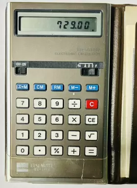 EL-1110 SHARP Elsi Mate Pocket Calculator Great #2