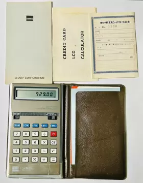 EL-1110 SHARP Elsi Mate Pocket Calculator Great #3