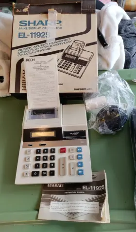 EL-1192S SHARP Calculator Print Display Adapter Box #3