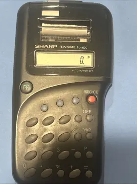 EL-1600 SHARP Elsi Mate Pocket Printing Battery Calculator
