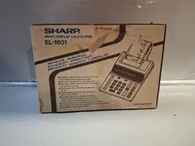 EL-1997S SHARP Print Display Calculator Box
