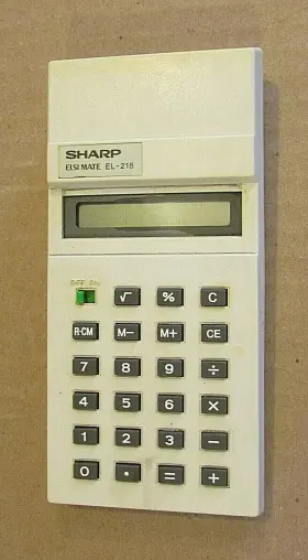 EL-218 SHARP Elsi Mate Pocket Calculator