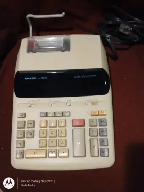 EL-2192R SHARP Desk Top Calculator Adding