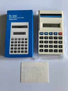EL-230 SHARP Elsi Mate Calculator Elsimate