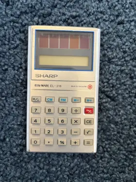 EL-316 SHARP Elsi Mate Solar Cell Calculator