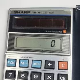 EL-326C SHARP Elsi Mate Solar Calculator #2 EL-326C SHARP Elsi Mate Solar Calculator #2