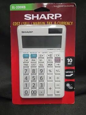 EL-330WB SHARP Elsi Mate Sell Margin Currency Calculator
