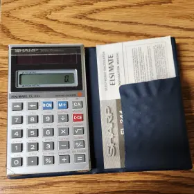 EL-344 SHARP Elsi Mate Solar Calculator Manual