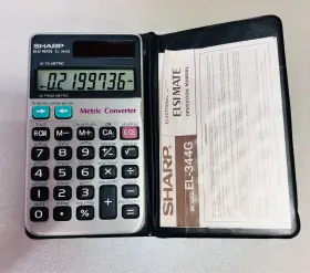 EL-344G SHARP Elsi Mate Converter Calculator Solar Power #2