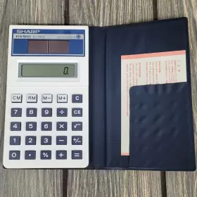 EL-345S SHARP Elsi Mate Solar Cell Calculator Cover