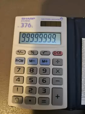 EL-376 SHARP Calculator Elsi Mate Solar #3