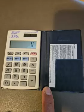 EL-376 SHARP Calculator Elsi Mate Solar