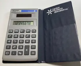 EL-376H SHARP Elsi Mate Pocket Solar Calculator #2