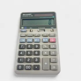 EL-386L SHARP Elsi Mate Calculator Twin Power Solar Battery
