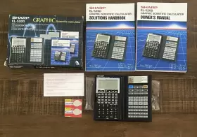 EL-5200 SHARP Calculator Scientific Box Manuals