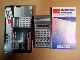 EL-531S SHARP Calculator Scientific Box Manual