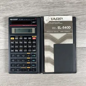 EL-540D SHARP Solar Power Scientific Calculator Manual