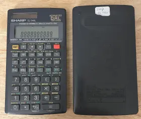 EL-546L SHARP Scientific Dual Power Calculator Bat