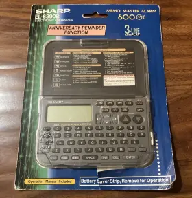 EL-6390B SHARP Memo Master Alarm Organizer