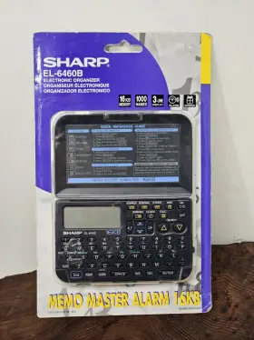 EL-6460B SHARP Organizer Memo Master Alarm Line Display