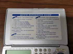 EL-6890S SHARP Organizer Calculator Pda Batteries #3