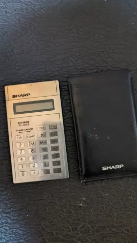 EL-8152 SHARP Credit Card Elsi Mate Calculator