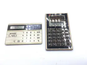 EL-865H SHARP Solar Power Calculators Card Technico