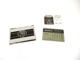 EL-868S SHARP Card Calculator