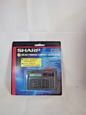 EL-869CB SHARP Nos Solar Calculator Elsi Mate