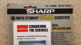 EL-S10SB SHARP Solar Scientific Calculator Wallet #2
