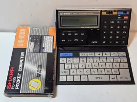 PC-1100 SHARP Pocket Calculator Box Ram Card