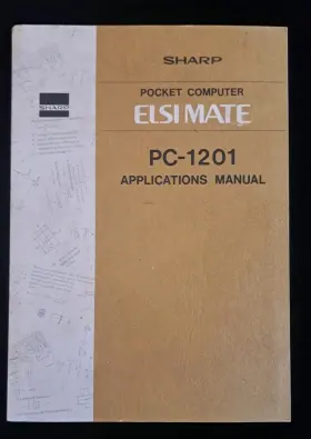 PC-1201 SHARP Manual Pocket Calculator English